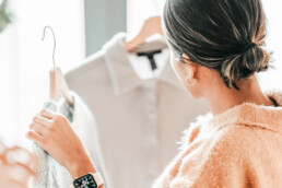 Punca, ki se ne more odločiti, kaj bo oblekla